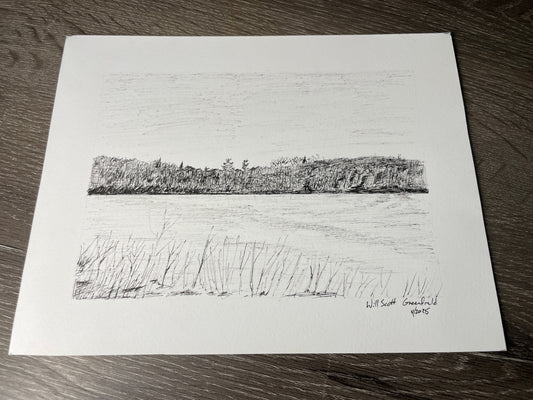 "Winter at Bronson Lake"