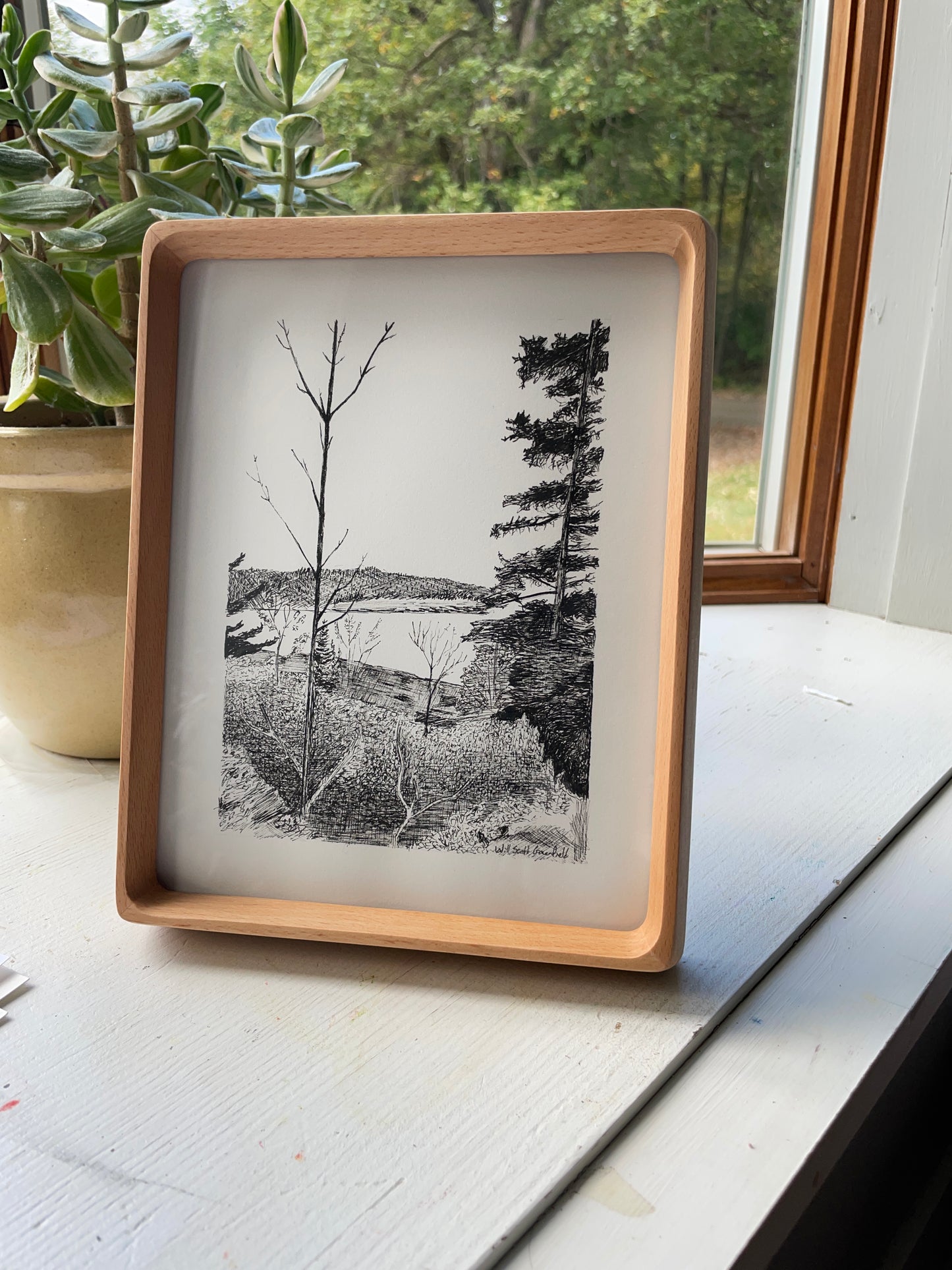 "Sand Beach Overlook"