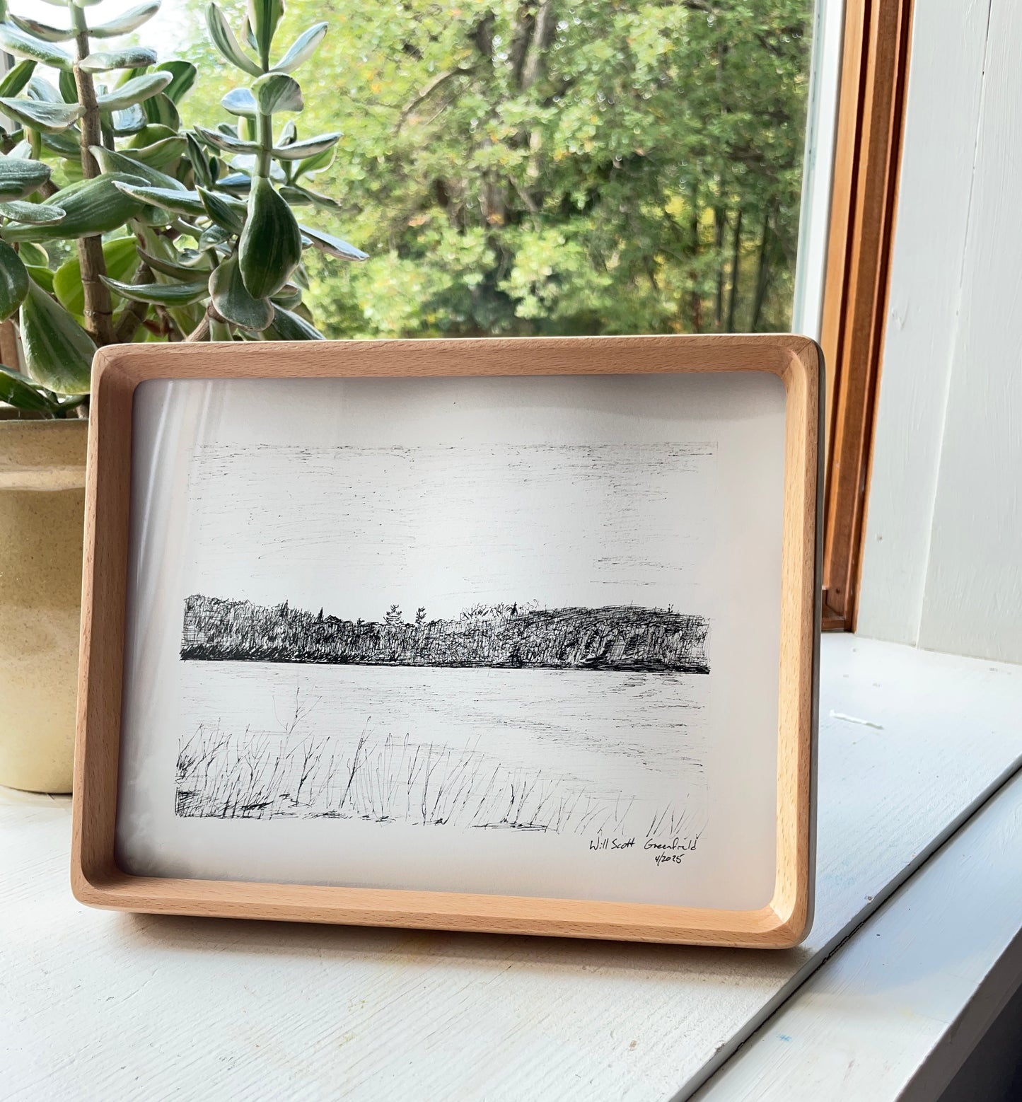 "Winter at Bronson Lake"