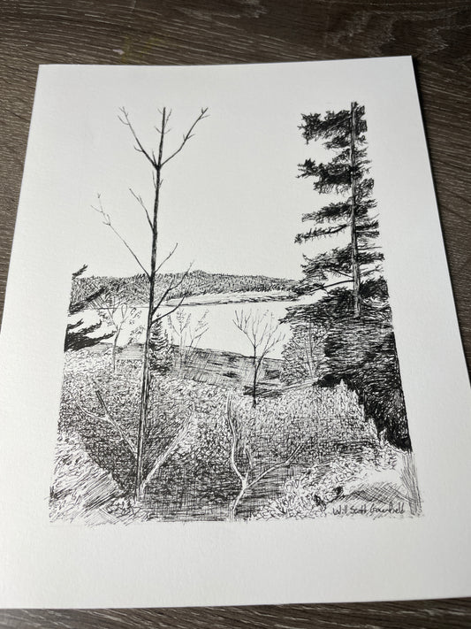 "Sand Beach Overlook"